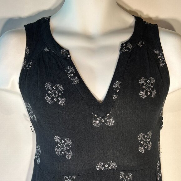 Universal Thread SZ M Maxi Navy & White 90's Boho Vacation Comfy Retro - Picture 2 of 9